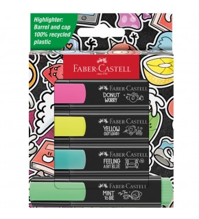 Faber-Castell Fosforlu Kalem Graffiti Textliner 4 Lü 46