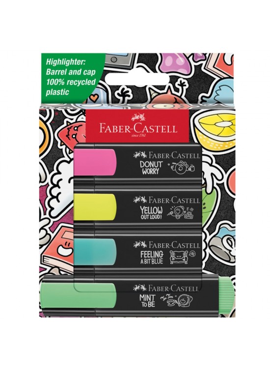 Faber-Castell Fosforlu Kalem Graffiti Textliner 4 Lü 46