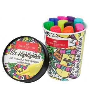Faber-Castell Fosforlu Kalem Ice Cream Neon 10X 5030254695000