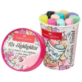 Faber-Castell Fosforlu Kalem Ice Cream Pastel 10X 5030254696000