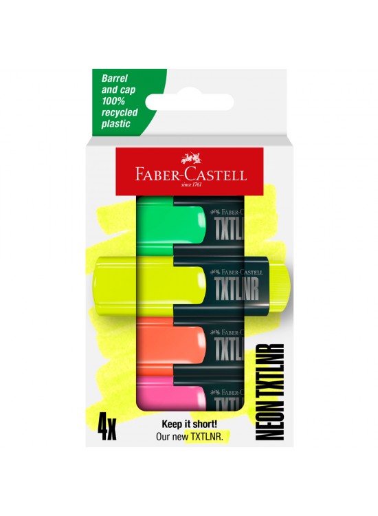 Faber-Castell Fosforlu Kalem Mini Textliner 4x 5030 154204 Faber-Castell Fosforlu Kalem Mini Textliner 4x 5030 154204