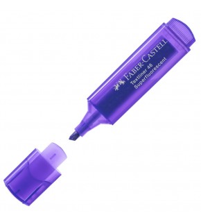 Faber-Castell Fosforlu Kalem Şeffaf Gövde Mor 1546 (1 Adet)