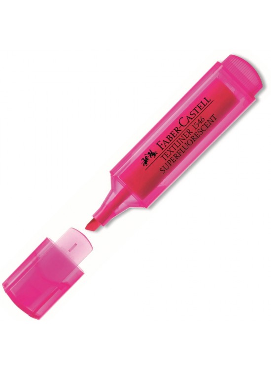 Faber-Castell Fosforlu Kalem Şeffaf Gövde Pembe 1546 5030154628000 (1 Adet)