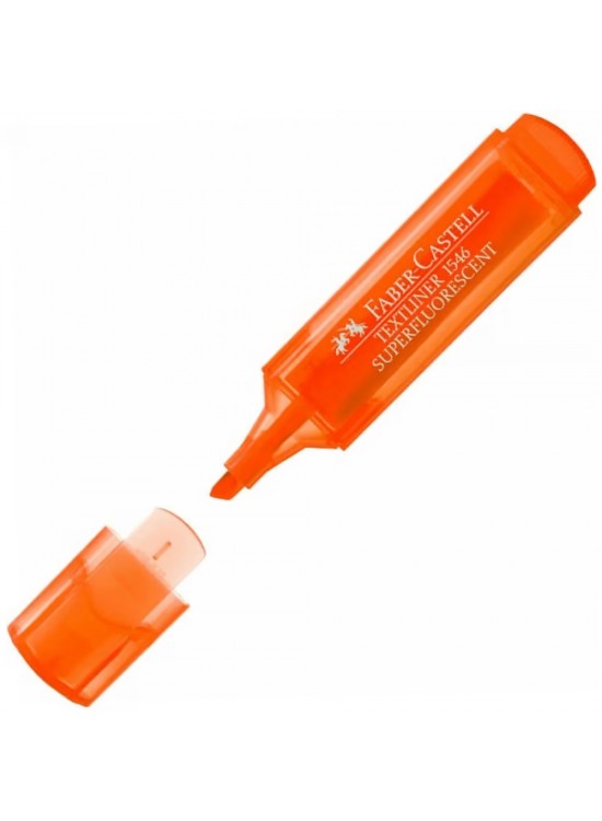Faber-Castell Fosforlu Kalem Şeffaf Gövde Turuncu 1546 5030154615000 (1 Adet)