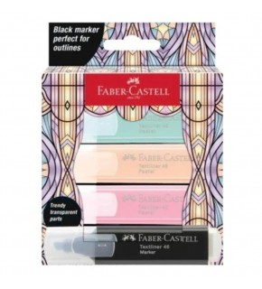 Faber-Castell Glassy Pastel 10x4 Sta