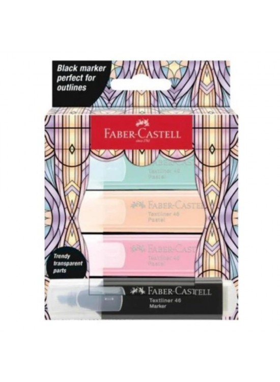 Faber-Castell Glassy Pastel 10x4 Sta