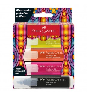 Faber-Castell Glassy Textliner, Neon Sta 10x4 5030254693