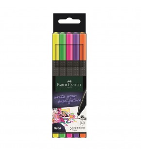 Faber-Castell Grip Finepen 2022 Neon 5x 5020151603000 (1 Adet)