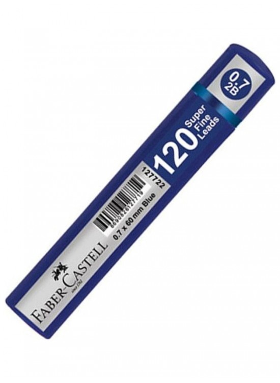 Faber-Castell Grıp Min 0.7 2b 60mm, 120li Mavi Tüp (1 Adet)