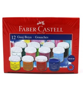 Faber Castell Guaj Boya 12 Renk