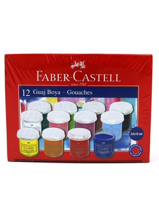 Faber Castell Guaj Boya 12 Renk