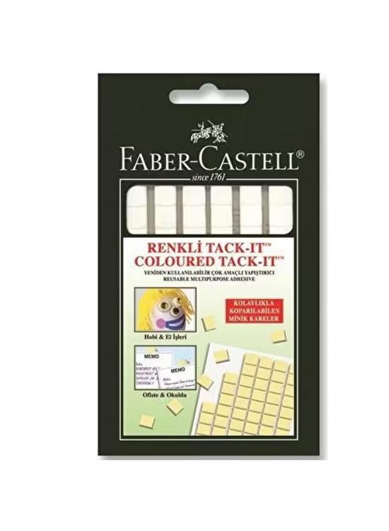 Faber-Castell Hamur Yapıştırıcı Tack-it 50 Gr Beyaz 5130 187064 (1 Adet) Faber-Castell Hamur Yapıştırıcı Tack-it 50 Gr Beyaz 5130 187064 (1 Adet)