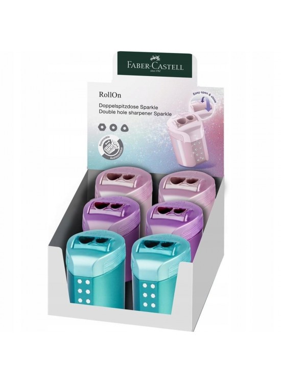 Faber-Castell Kalemtıraş Sparkle 6 Lı