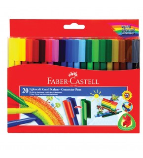 Faber-Castell Keçeli Kalem Eğlenceli 20 Renk