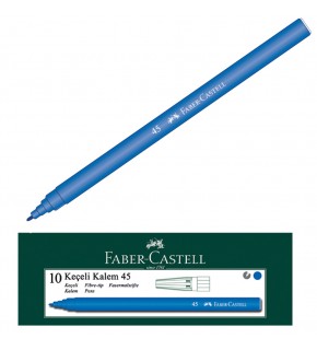 Faber-Castell Keçeli Kalem Mavi 5061 155001 (1 Adet)