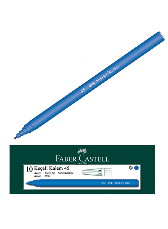 Faber-Castell Keçeli Kalem Mavi 5061 155001 (1 Adet)