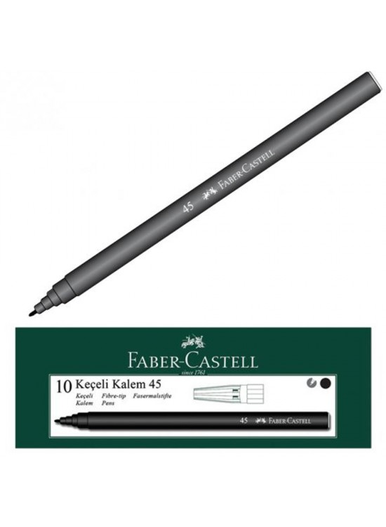 Faber-Castell Keçeli Kalem Siyah 5061 155002 (1 Adet) Faber-Castell Keçeli Kalem Siyah 5061 155002 (1 Adet)