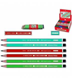 Faber-Castell  Kurşun Kalem Mercanlı Köşeli 105 2160000 (1 Adet)