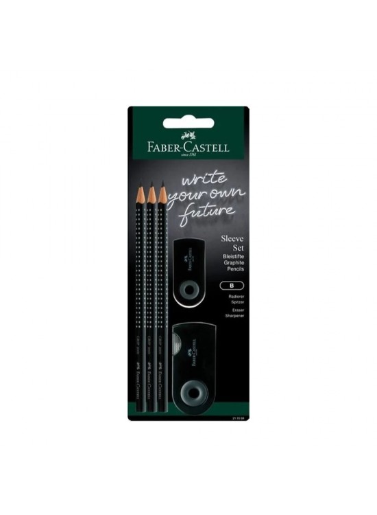 Faber-Castell Kurşun Kalem Ofis Seti Siyah 2024