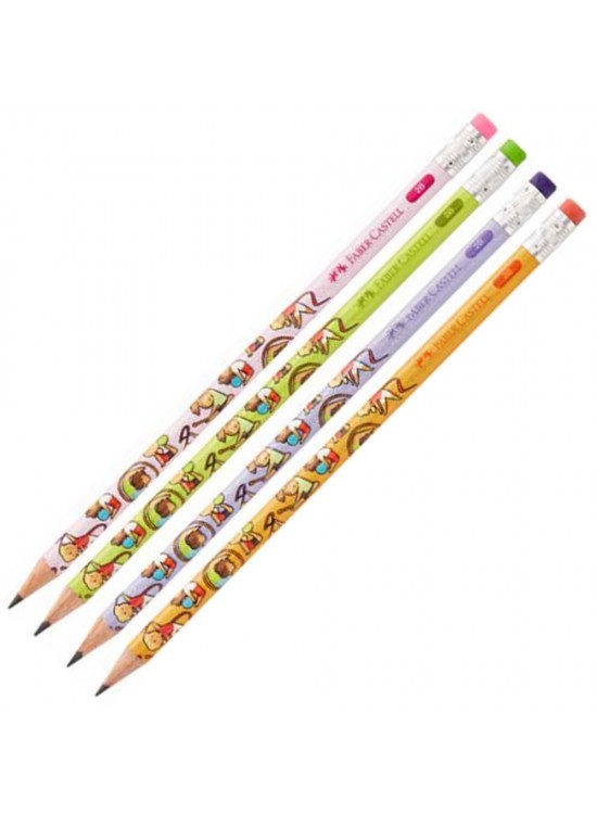 Faber-Castell Kurşun Kalem Silgili Jimnastik 2B (1 Adet) Faber-Castell Kurşun Kalem Silgili Jimnastik 2B (1 Adet)