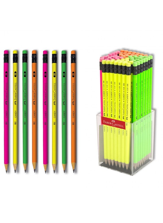 Faber-Castell Kurşun Kalem Silgili Candy 5165000003000 (1 Adet)