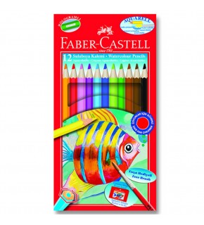 Faber-Castell Kuru Boya Aqr. 12 Renk Karton Kutu