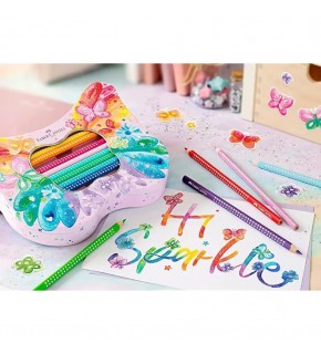 Faber-Castell Kuru Boya Sparkle Kelebek 20 Li 5062 201971