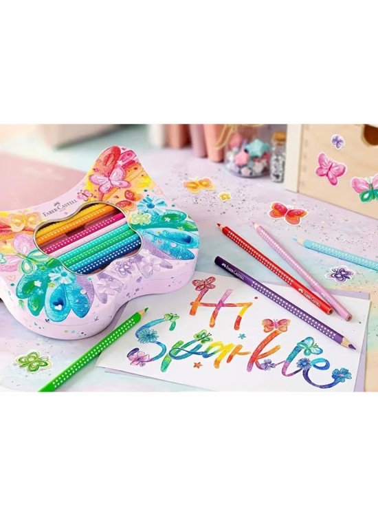 Faber-Castell Kuru Boya Sparkle Kelebek 20 Li 5062 201971
