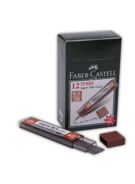 Faber-Castell Min Süper Fine Lead 2B 75 MM 0.5 MM 5090127520 (1 Adet) Faber-Castell Min Süper Fine Lead 2B 75 MM 0.5 MM 5090127520 (1 Adet)