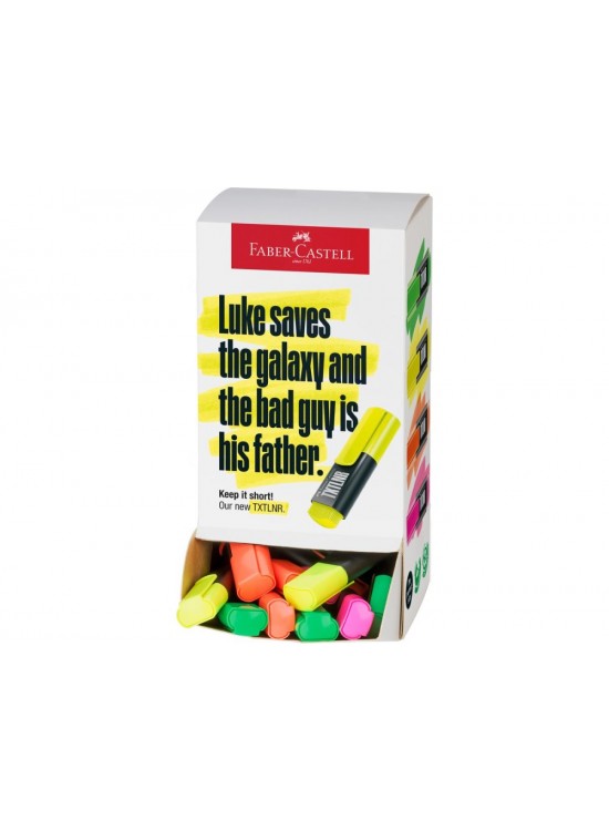 Faber-Castell Mini Textliner Karton Stant,Neon,60 Lı Faber-Castell Mini Textliner Karton Stant,Neon,60 Lı