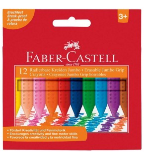 Faber-Castell Mum Boya Grıp Jumbo 12 Renk 5281 122540