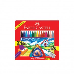 Faber-Castell Mum Boya Silinebilir 15 Renk 5281 122715