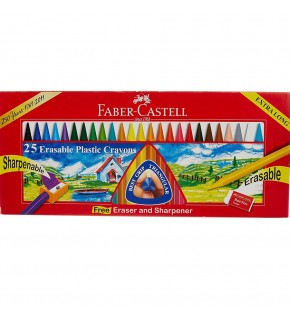 Faber-Castell Mum Boya Silinebilir 25 Renk