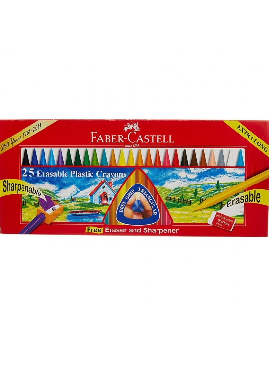 Faber-Castell Mum Boya Silinebilir 25 Renk