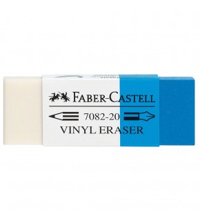 Faber-Castell Öğrenci Silgisi Beyaz-Mavi (7082-20) 18 82 20 (1 Adet)