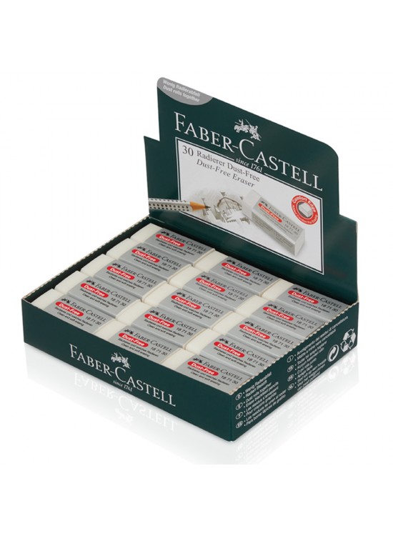 Faber-Castell Öğrenci Silgisi Dust Free Beyaz 18 71 30 (1 Adet)