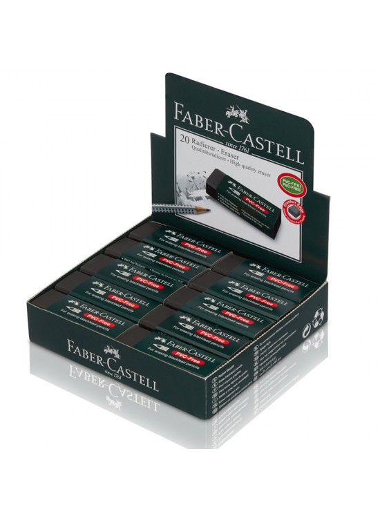 Faber-Castell Öğrenci Silgisi Siyah (7089-20) 18 89 23 (1 Adet)
