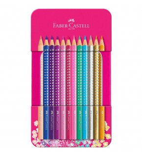 Faber-Castell Parlak R.metal Kutu Pembe 12li Fsc