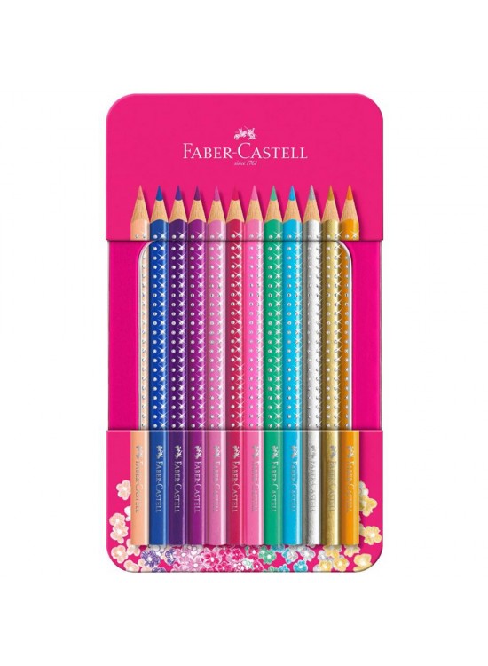 Faber-Castell Parlak R.metal Kutu Pembe 12li Fsc