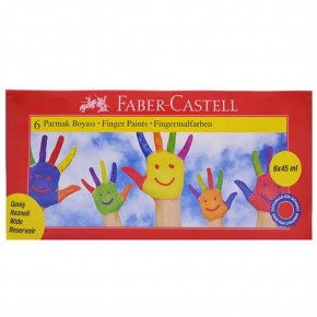 Faber-Castell Parmak Boyası 45 ML 6 Renk 5170 160422