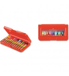 Faber-Castell Pastel Boya 12 Renk Plastik Kutu 5281 125112