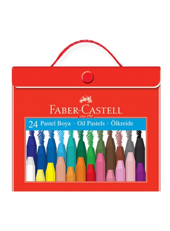 Faber-Castell Pastel Boya Çantalı Köşeli 18 Renk 5281 125119