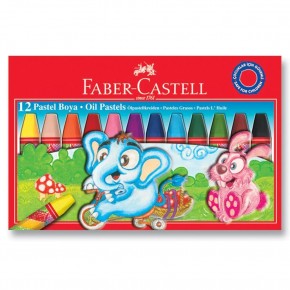 Faber-Castell Pastel Boya Red Line Karton Kutu Köşeli 12 Renk 5282 125312