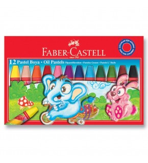 Faber-Castell Pastel Boya Red Line Karton Kutu Köşeli 12 Renk 5282 125312