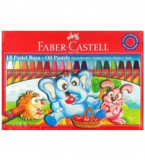 Faber-Castell Pastel Boya Red Line Karton Kutu Köşeli 18 Renk 5282 125318