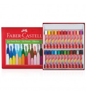 Faber-Castell Pastel Boya Red Line Karton Kutu Köşeli 24 Renk 5282 125324