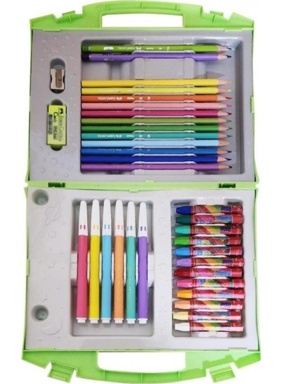Faber-Castell Pastel Renkler Boyama Çantası Pastel Renkler 34 Parça