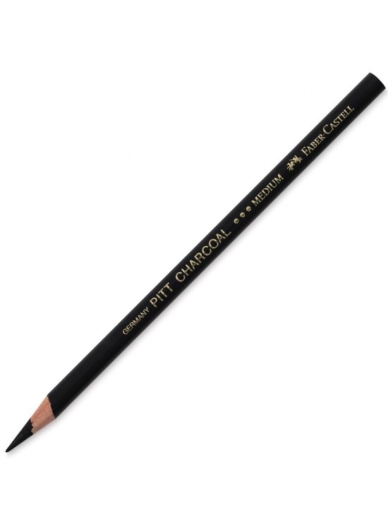 Faber Pitt M.chrome Nat. Kömür Kalem Siyah Or.Sert (1 Adet)