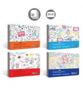 Faber-Castell Resim Defteri Plastik Kapak 2023 25x35