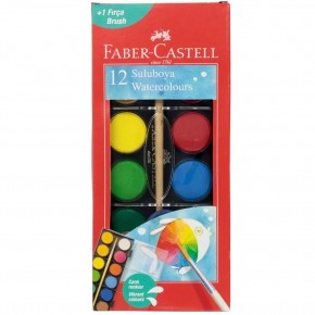 Faber-Castell Sulu Boya Red Line Büyük Boy 12 Renk 5292 125012